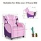 Kids Adjustable Recliner Chair with 2 Side Storage Pockets Ideal for Children Room or Home Theater